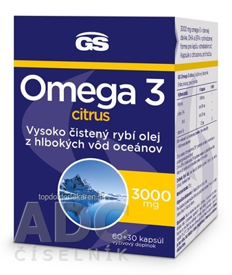GS Omega 3 Citrus cps 60+30 (inov.2023) (90 ks)