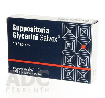 Suppositoria Glycerini Galvex sup 10x2,06 g