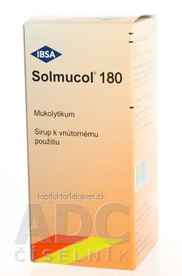 Solmucol 180 ml plv sir (liek.PE) 1x180 ml