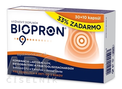 BIOPRON 9 cps 30+10 (33% zdarma) (40ks)
