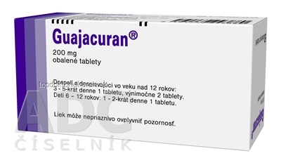 GUAJACURAN tbl obd 200 mg (blis.Al/PVC) 1x50 ks