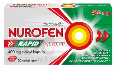 NUROFEN Rapid 400 mg Capsules cps mol 1x20 ks