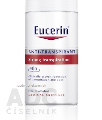 Eucerin Deo Guľôčkový antiperspirant roll on 1x50 ml