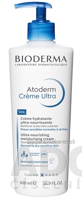 BIODERMA Atoderm Krém Ultra hydratačný a ultra výživný, parfumovaný 1x500 ml