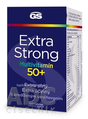 GS Extra Strong Multivitamín 50+ tbl 1x100 ks
