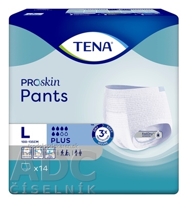 TENA Pants Plus L naťahovacie inkontinenčné nohavičky 1x14 ks