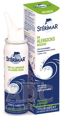 STERIMAR Mn Na alergickú nádchu nosový sprej s obsahom morskej vody a mangánu 1x50 ml