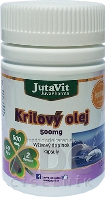 JutaVit Krilový olej 500 mg cps 1x60 ks