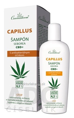 Cannaderm CAPILLUS šampón seborea CBD+ 1x150 ml