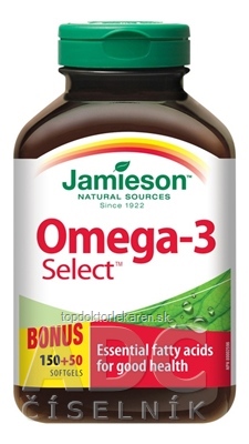 JAMIESON OMEGA-3 SELECT 1000 mg cps 1x200 ks