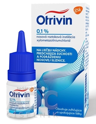 Otrivin 0,1 % int nao 1 mg 1x10 ml