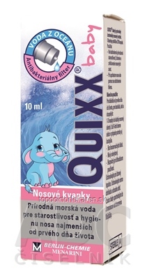 QUIXX baby 0,9% nosové kvapky 1x10 ml