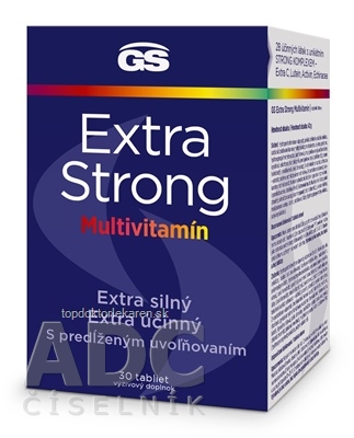 GS Extra Strong Multivitamín tbl 1x30 ks