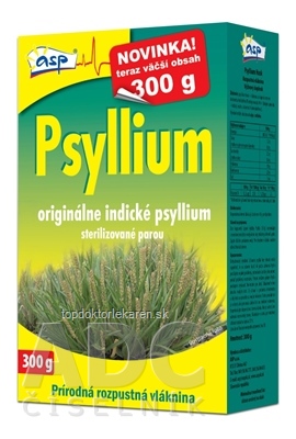 asp Psyllium prírodná rozpustná vláknina 1x300 g