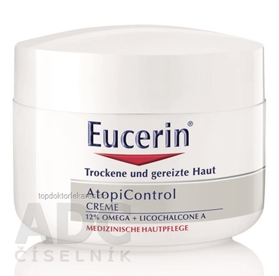Eucerin AtopiControl Krém na tvár a telo pre suchú pleť 1x75 ml