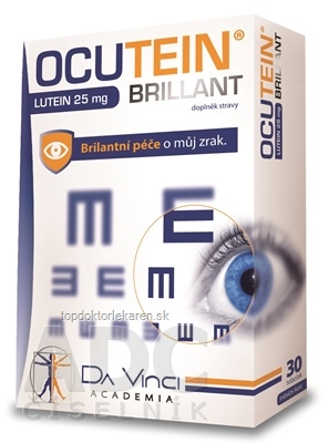 OCUTEIN BRILLANT Luteín 25 mg - DA VINCI cps 1x30 ks