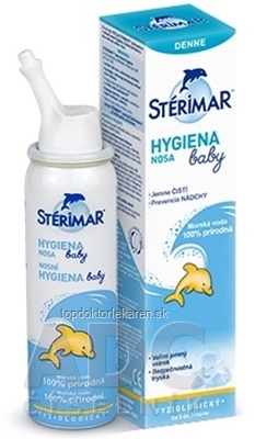 STERIMAR baby nosová hygiena nosový mikrosprej s obsahom morskej vody (izotonický) pre deti od 0 do 3 rokov, 1x50 ml